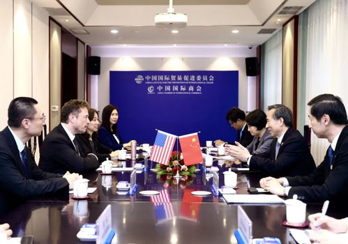 中国贸促会会长在北京会见马斯克 就下一步合作等话题进行交流