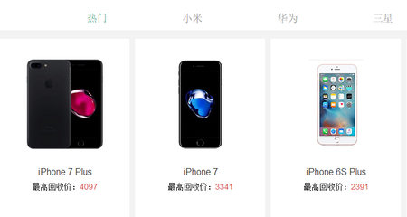 苹果7plus回收价格查询,苹果7p手机回收价格查询